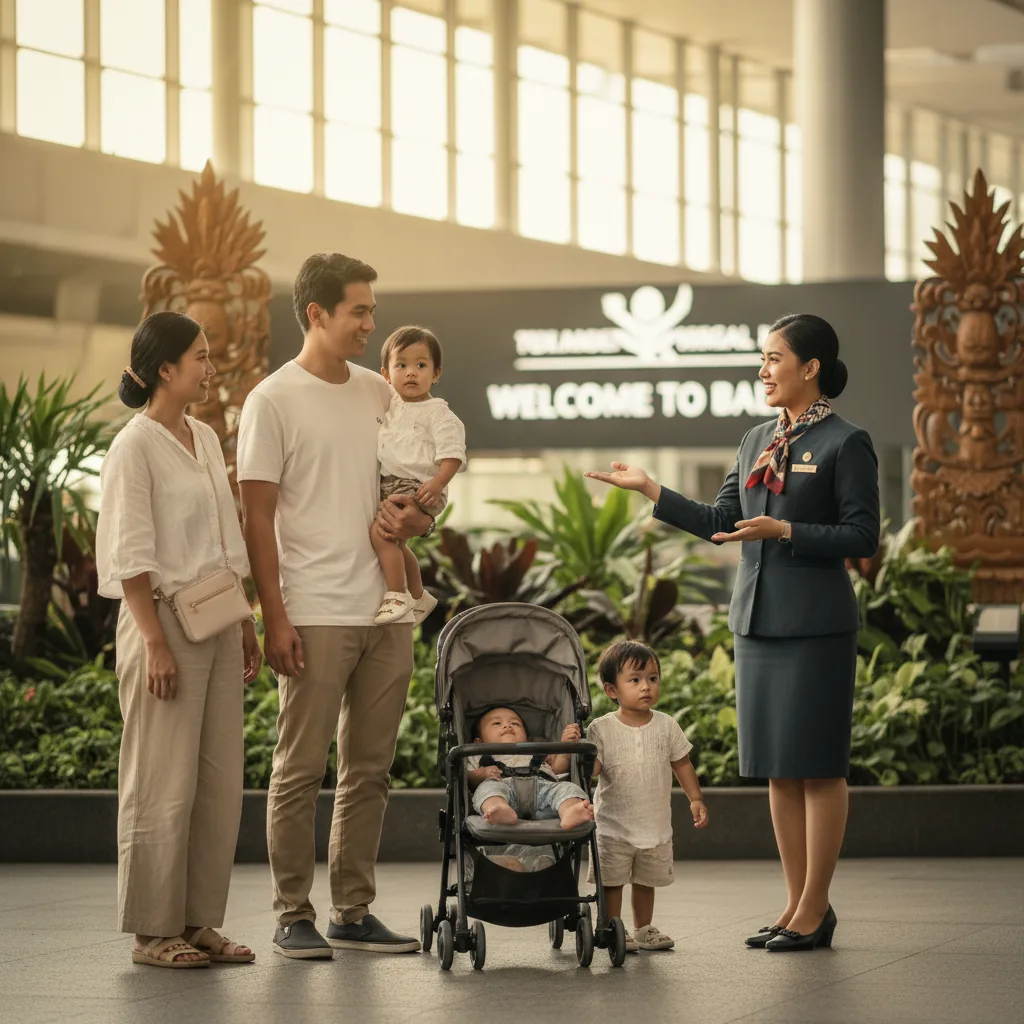 Departure With Kids at Ngurah Rai Airport: Timing, Strollers and a Family Checklist
